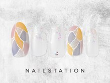 ネイルステーション ルミネ立川店(NAIL STATION)/シャーベットネイル／パラジェル