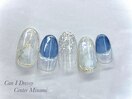 ハンドアシンメトリーネイル