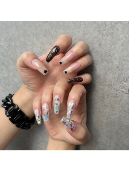 リルム(Relum)/アシメキラキラネイル☆