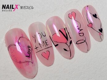 ネイリックス 栄ガスビル(NAILX)/春のピンクネイル