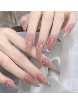 Mネイル/マグネットグラデーション