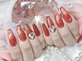 【Rika】赤マグネット×ハート