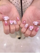 ウィズ(W/)/小花柄ネイル