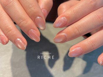 リッシュ(RICHE)/質感mix大人ネイル