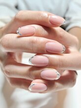 ネイルアンドまつげエクステ専門サロン スリー(THREE)/ガラスフレンチ