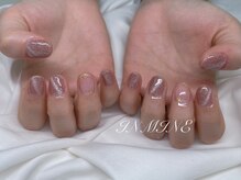 インミニネイルサロン 上野御徒町(INMENE)/マグネットと金箔アート☆