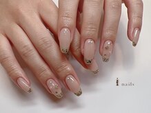 アイネイルズ 四条河原町店(I-nails)/ガラスフレンチ￥6500～11500