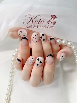 コト(KOTO)/ドット/ハート/フレンチ