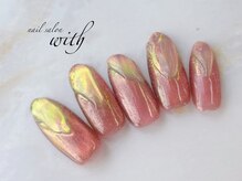 ウィズ 神戸(with)/大人気！ニュアンスネイル