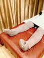 リラクゼーション住吉 ホットパック蒸しタオルで温め、血行促進、冷え、むくみに最適♪