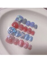 ピンクハルナネイル(pink haruna nail)/フットネイル