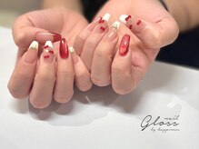ネイルグロス 梅田茶屋町店(NAIL Gloss)の雰囲気（パラジェルとフィルイン技法で自爪を労りながら韓国風ネイルを…）