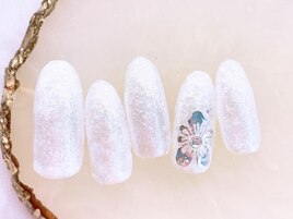 ハイビスカスネイル¥4980