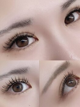 ルシエル(le ciel)の写真/【大人気のボリュームラッシュ★】自然なボリュームUPが叶う!!周りから褒められる魅力的な目元に仕上げる♪