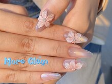 モアグラム 池袋東口店(More Glam)/持ち込み　フラワーネイル
