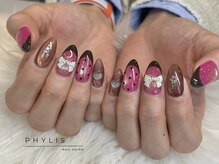 フィリス 横浜店(PHYLIS)/マグネットネイル　フレンチ