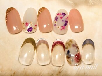 リラネイル(lira nail)の写真/持ち込み初回オフ無料♪華やかに鮮やかなネイルを◎パラジェルカラー全色取り揃えでお好きな色を選べます！