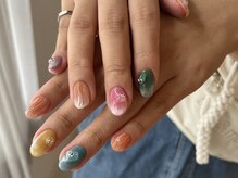 ブランロール 中目黒店(Blanl'or)/カラフルぷよぷよネイル