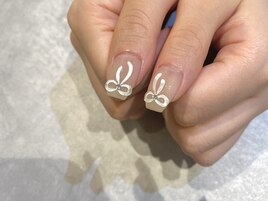 リボンネイル☆*:.