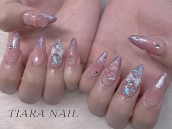 ティアラネイル(TIARA NAIL)/スカルプベース自由コース¥13000