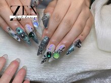 ゼン ネイル デザイン 池袋(ZEN NAIL DESIGN)/* 長 さだしやり放題×つけ放題
