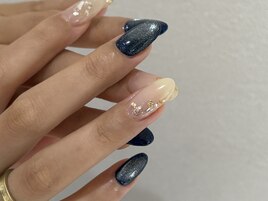 成人式前の前撮りネイル