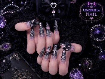 シンデレラネイル(CINDERELLA NAIL)/【スカルプ長さだしネイル】