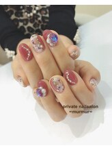 プライベート ネイルサロン マーマ(murmur)/華やかフラワーネイル