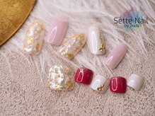 セッテネイル(Sette Nail)/ピンクシェルネイル[自由が丘]