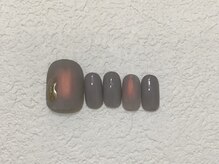 カラネイル 南森町店(calla nail)/オレンジミラー