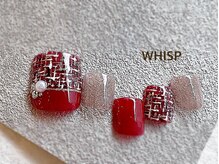 ウィスプ(WHISP)/レッドツイードネイル/フット