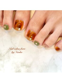 フィオーレ(fiore)/秋ネイルといえば！べっ甲♪