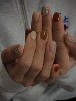 ちぐはぐワンカラー