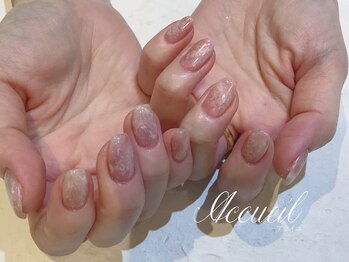 アクイユ 銀座店(ACCUEIL)/もやもやニュアンスネイル