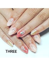 ネイルアンドまつげエクステ専門サロン スリー(THREE)/ワンポイントデザイン