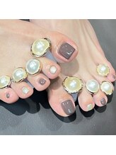 オーク アイラッシュアンドネイル たまプラーザ(OAK)/フット・ワンカラー