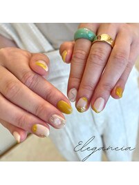marble nail design