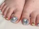 シャイニー(Shiny)の写真/フットネイルでキラリと輝く足元に!【ワンカラー￥4700/親指アート￥6000～】幅広いデザインに対応♪