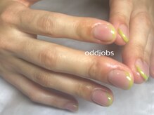 オッドジョブス ネイルアンドアイラッシュ 府中店(odd jobs Nail & Eyelash)/【パラジェル】チークフレンチ