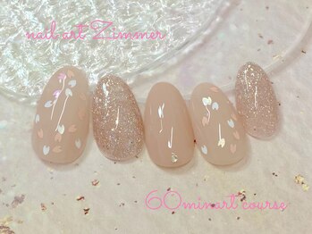 ネイルアート ジマー/60minart/パラジェル/韓国/渋谷