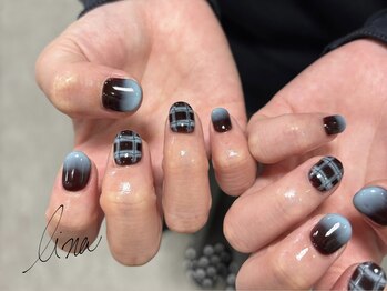 リッカ 鍋島店(Licca)/チェックネイル