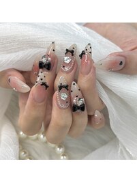 ハートドットネイル