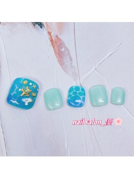ネイルサロン 優/【フット定額】シンプルデザイン
