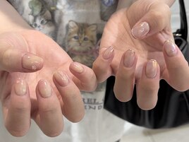 桃ネイル＊9150円