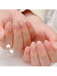 ドライフラワーネイル