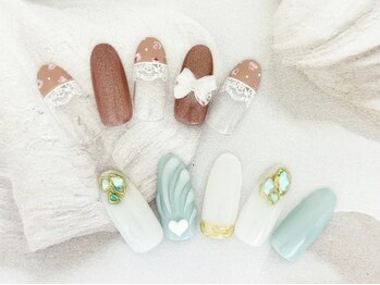 ネイルパティオ 浦和店(nail patio)の写真/平日特典有★定額ネイルオフ込4500円～フットも豊富！フラッシュネイルやインクネイルOK/パラジェルも有