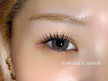 フロムネイルアンドアイラッシュ 神戸三宮(from nail&eyelash)/フラットラッシュ 180本*