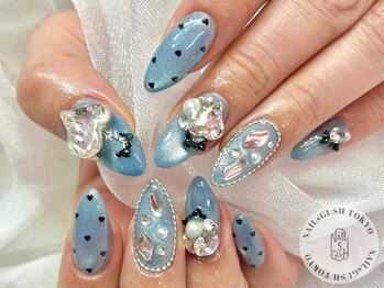ネイルズガッシュ 蒲田東口店(NAILsGUSH)の写真/≪洗練されたシンプル可愛いデザインがいっぱい≫シンプルだけど存在感があるデザインで指先を彩る♪