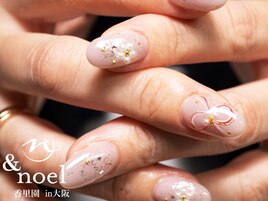 お正月ネイル 水引ネイル