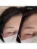 【眉毛ワックス＋メイク仕上げ】￥9500→￥5980